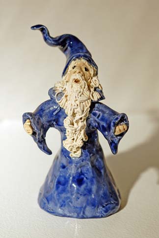 Blue Wizard Sculpture